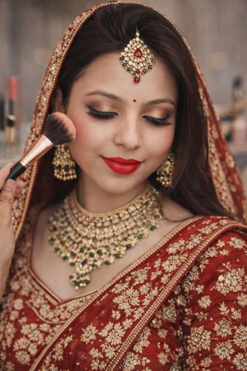 Bridal makeup service